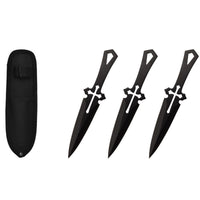 6.5″ Obsidian Throwing Knife Set