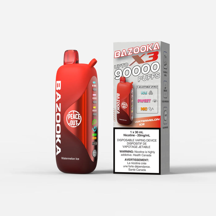 Peace Out Bazooka X3 Disposable Vape | Online Vapes Canada Peace Out Bazooka X3 Disposable Vape | Online Vapes Canada