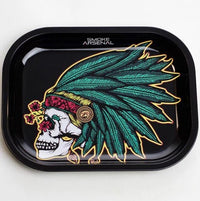 Small Printed Design Rolling Tray