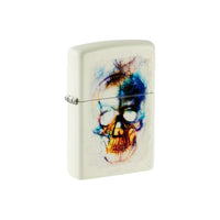 Zippo Lighter - Diffused Skull Design