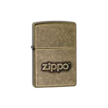 Zippo Lighter - Stamp Antique Zippo Logo