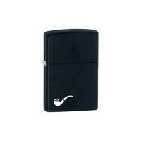Zippo Lighter - Black Matte Pipe LT
