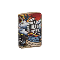 Zippo Lighter - Nautical Tattoo Design