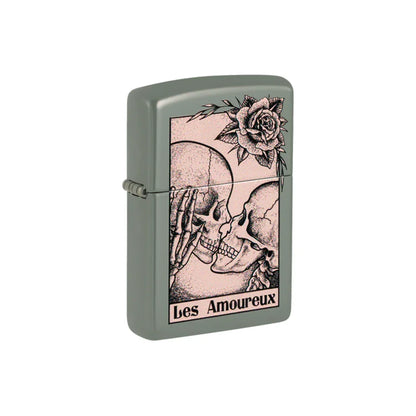 Zippo Lighter - Death Kiss Design