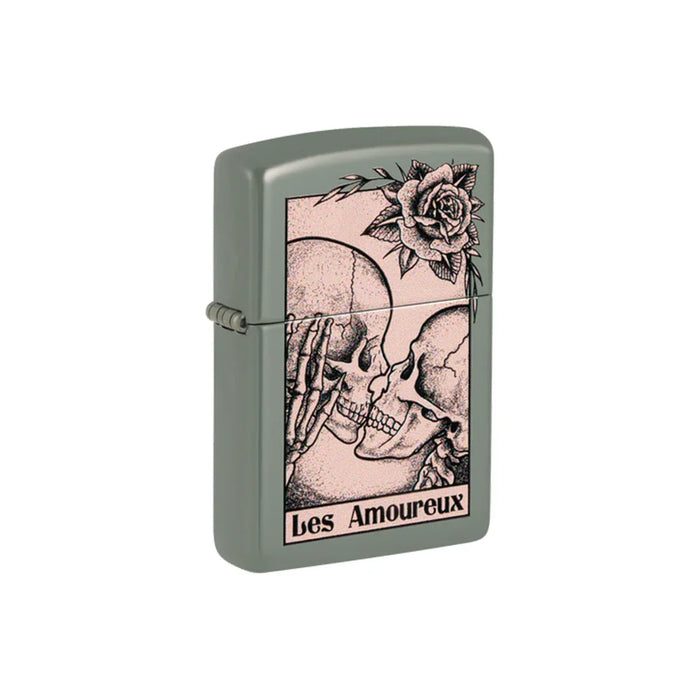 Zippo Lighter - Death Kiss Design