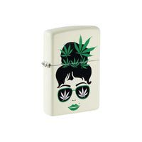 Zippo Lighter - Cannabis Girl Design