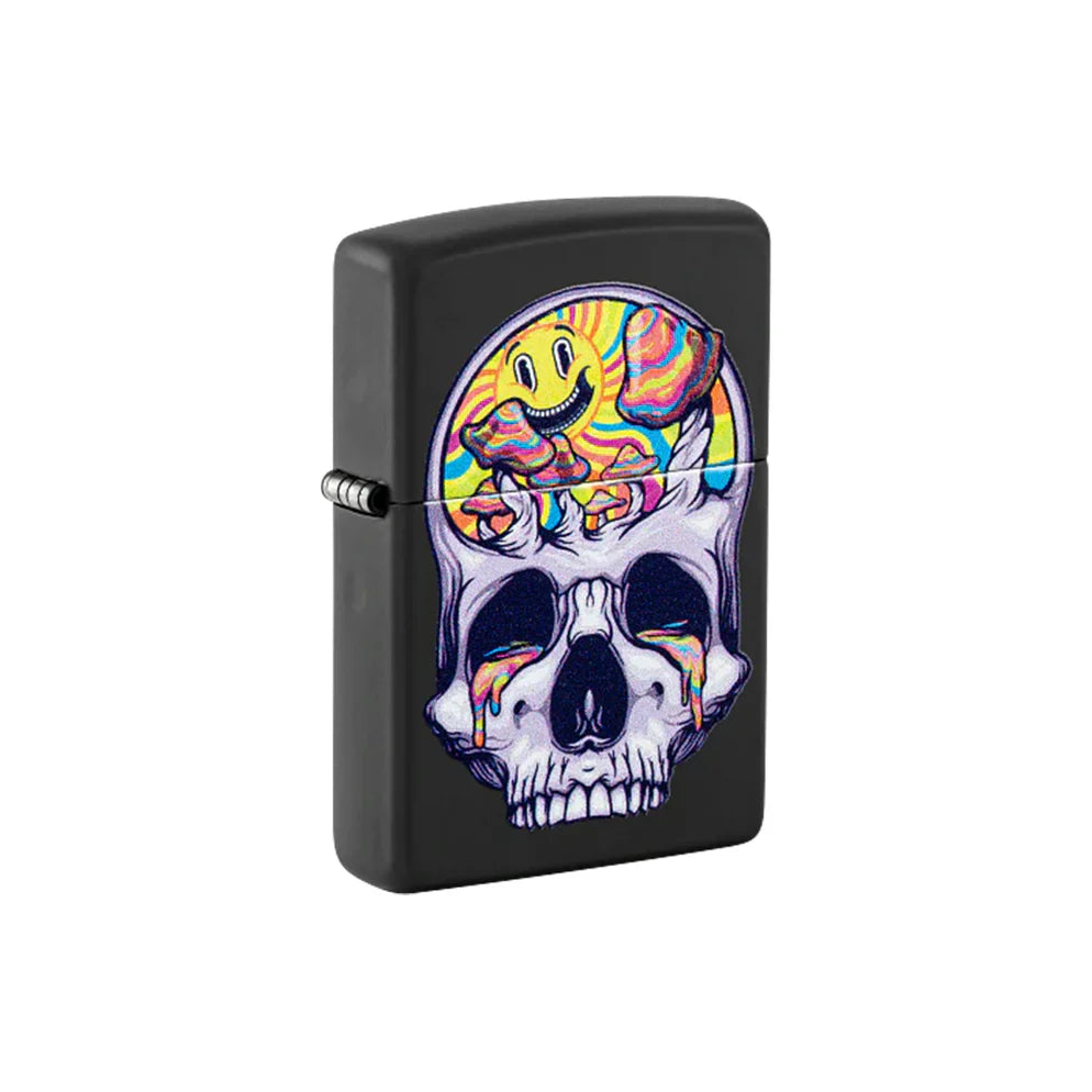 Zippo Lighter - Skull Moon Design