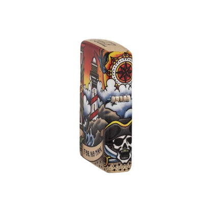 Zippo Lighter - Nautical Tattoo Design