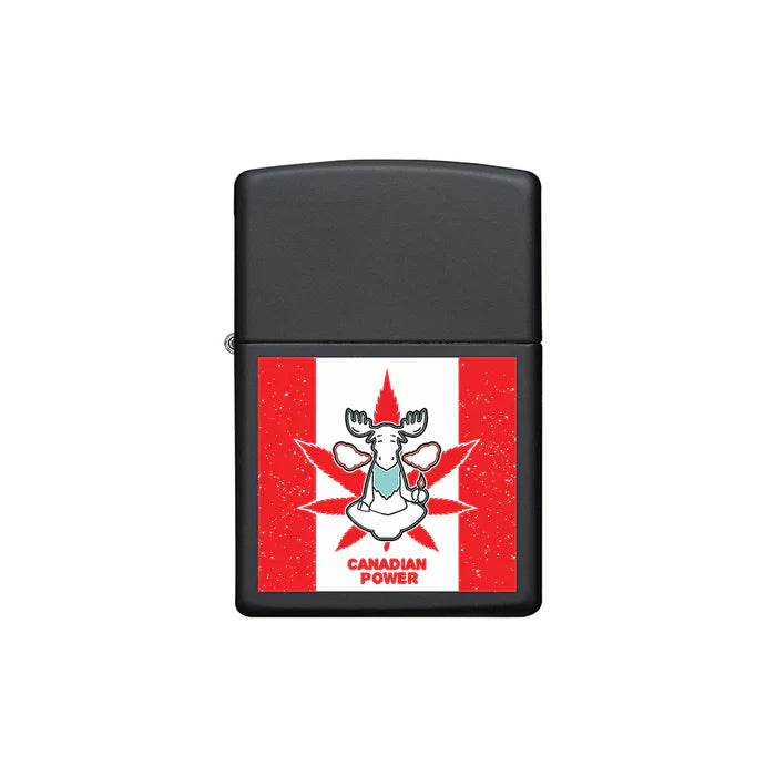 Zippo Lighter - Canadian Leaf Power