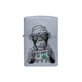 Zippo Lighter - Monkey Workin For Weed