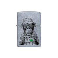 Zippo Lighter - Monkey Workin For Weed