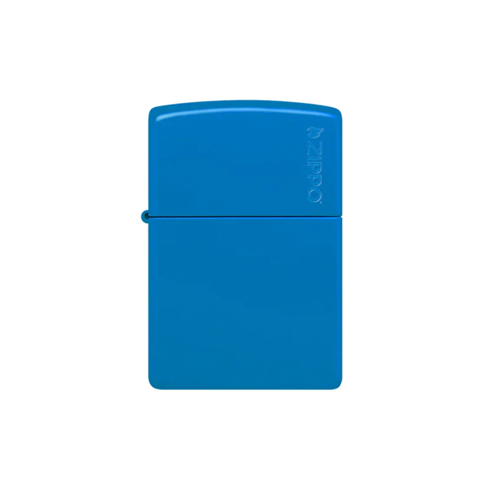 Zippo Lighter - Sky Blue Zippo Logo
