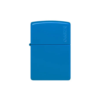 Zippo Lighter - Sky Blue Zippo Logo
