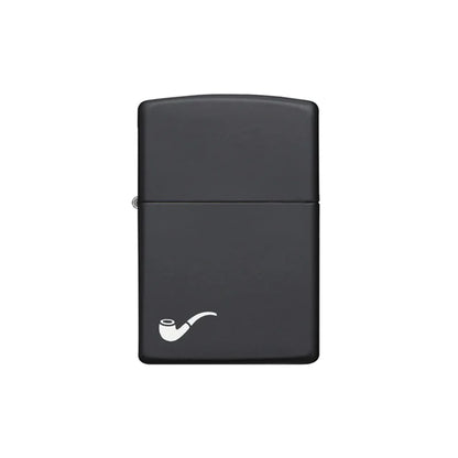 Zippo Lighter - Black Matte Pipe LT