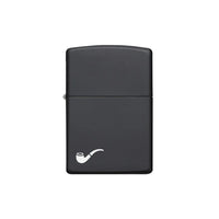 Zippo Lighter - Black Matte Pipe LT