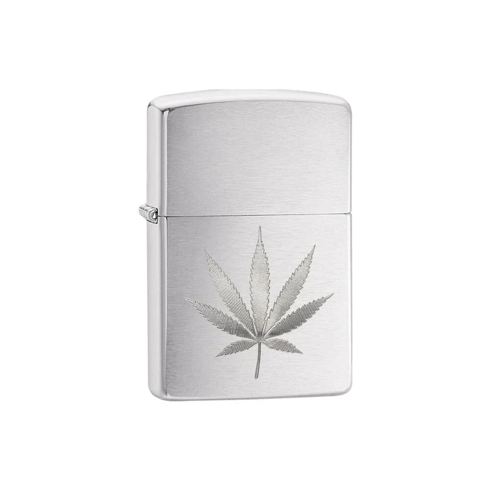 Zippo Lighter - Leaf Design Engrave