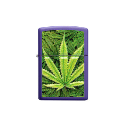 Zippo Lighter - Cannabis Design Leaf