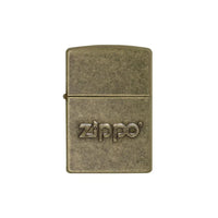 Zippo Lighter - Stamp Antique Zippo Logo