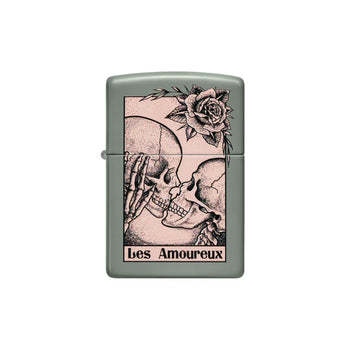 Zippo Lighter - Death Kiss Design