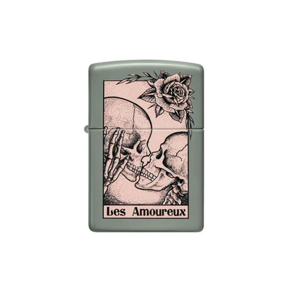 Zippo Lighter - Death Kiss Design