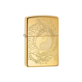 Zippo Lighter - Tiger Dragon Design