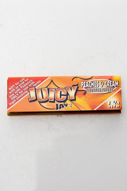 Juicy Jay's 1 1/4 papiers aromatisés pêche et crème 