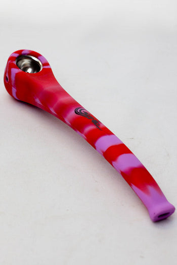 Genie 9" Silicone Hand Pipe W/ Metal Bowl