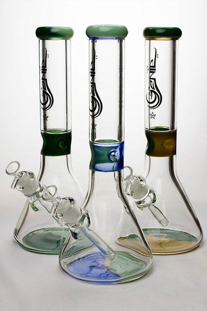 Genie 13"  9 mm glass beaker water bong