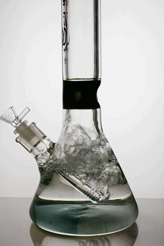 Genie 13"  9 mm glass beaker water bong