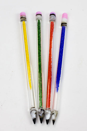 Tampon de crayon en verre (Couleurs assorties)