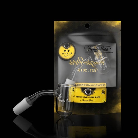 Herbe aux abeilles - BOL PROFOND EN BISEAU DE MIEL | BL - Pétard à 45° DEGRÉ