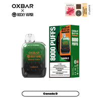 [CLEARANCE] OXBAR X Rocky Vapor G8000 Rechargeable Disposable Vape 18ml