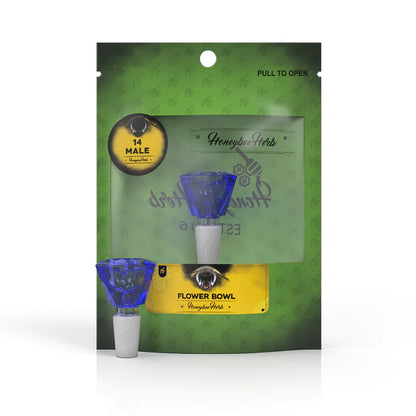 Herbe aux abeilles - Bol à fleurs en verre FB-4