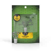 Herbe aux abeilles - Bol à fleurs en verre FB-4