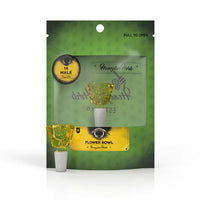 Herbe aux abeilles - Bol à fleurs en verre FB-4