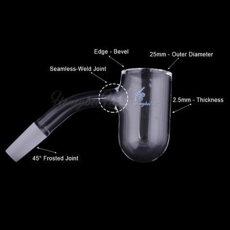 Herbe aux abeilles - BOL PROFOND EN BISEAU DE MIEL | BL - Pétard à 45° DEGRÉ