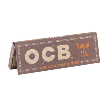 OCB Virgin Unbleached 1 1/4 Feuilles à Rouler