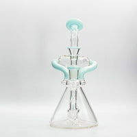 Soul Glass Recycler 8″ Bong / Dab Rig avec Quartz Banger 4mm