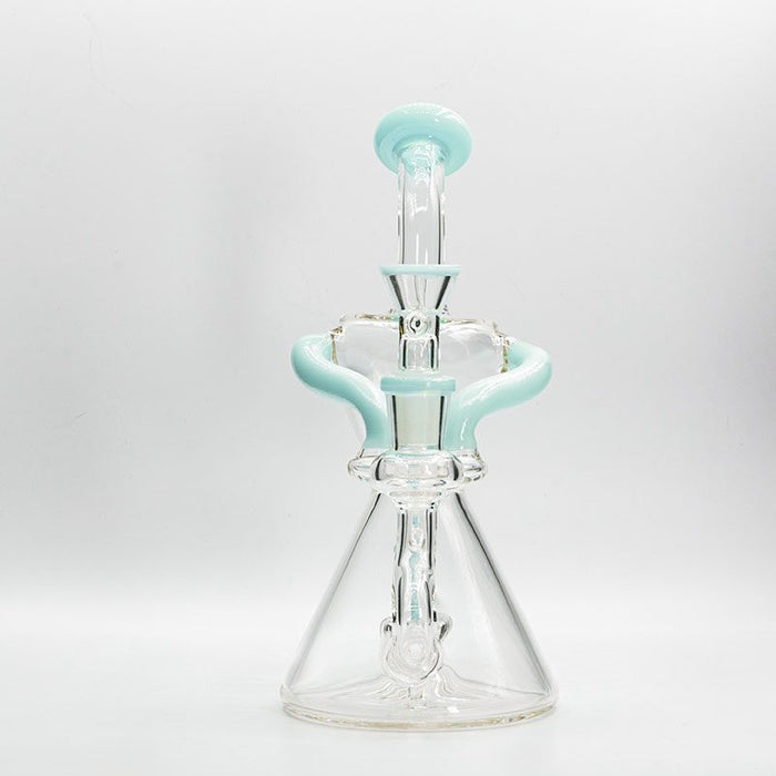 Soul Glass Recycler 8″ Bong / Dab Rig avec Quartz Banger 4mm