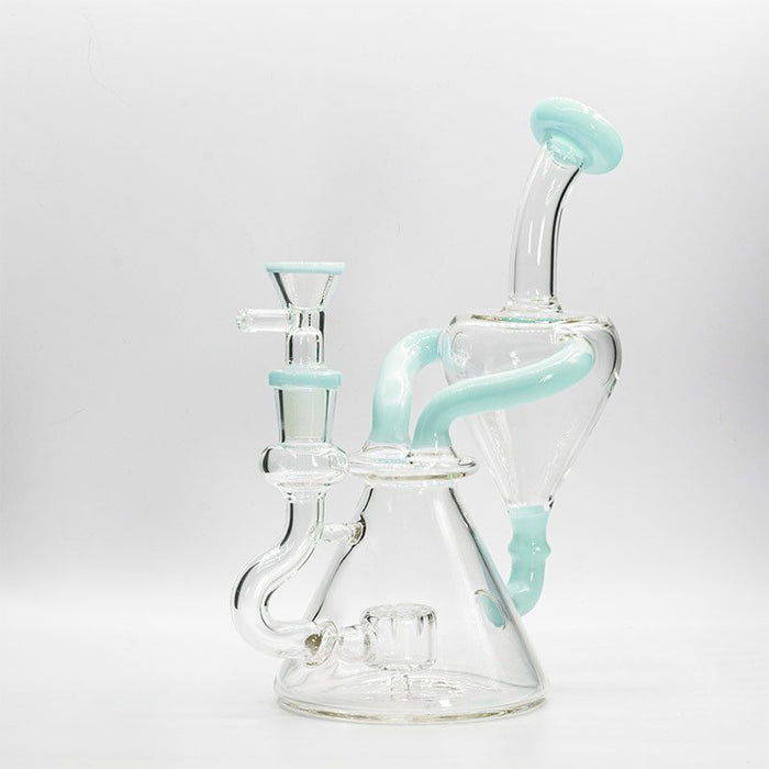 Soul Glass Recycler 8″ Bong / Dab Rig avec Quartz Banger 4mm