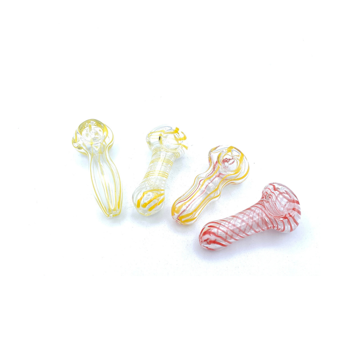 Pipe à main en verre épais de 2,5 po