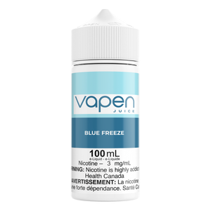 can vape juice freeze Blue Freeze