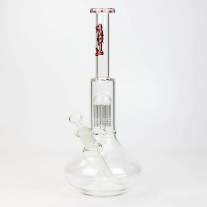 Kush 13" 8 Tree-Arm Round Base Glass Bong