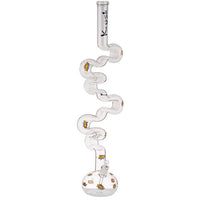 Kush 3' Foot Glass Zig Zag Bong/Zong