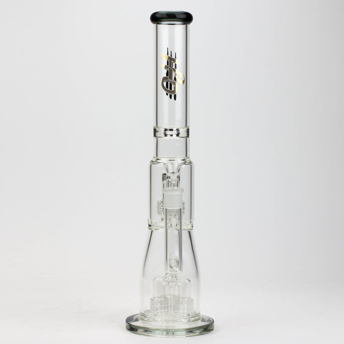 Bong en verre H2O 17,5" avec percolateur pommeau de douche
