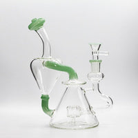 Soul Glass Recycler 8″ Bong / Dab Rig avec Quartz Banger 4mm