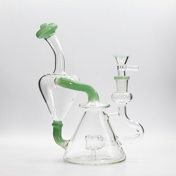 Soul Glass Recycler 8″ Bong / Dab Rig avec Quartz Banger 4mm
