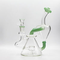 Soul Glass Recycler 8″ Bong / Dab Rig avec Quartz Banger 4mm