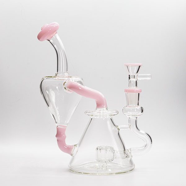 Soul Glass Recycler 8″ Bong / Dab Rig avec Quartz Banger 4mm