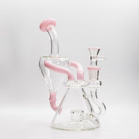 Soul Glass Recycler 8″ Bong / Dab Rig avec Quartz Banger 4mm
